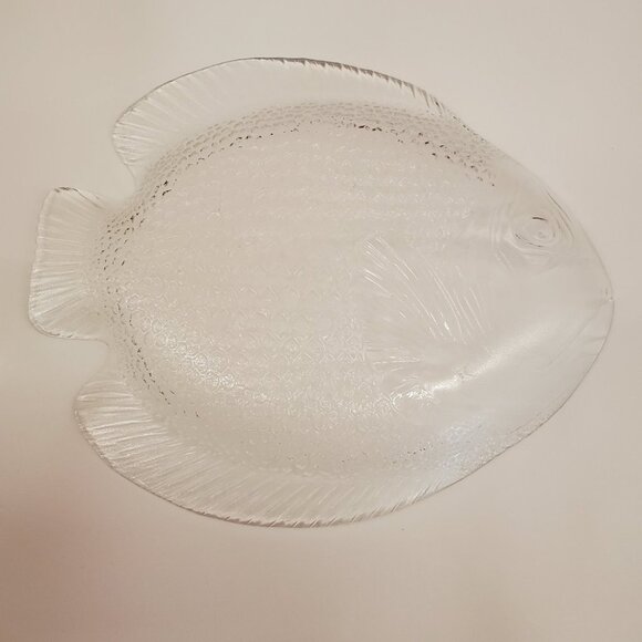 Arcoroc France Poisson Clear  Fish Serving Platter - Picture 2 of 10
